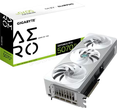 Photo de Carte Graphique Gigabyte GeForce RTX 5070 Ti Aero OC