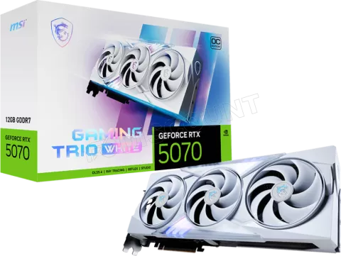 Photo de Carte Graphique MSI GeForce RTX 5070 Gaming Trio OC White