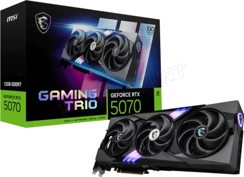 Photo de Carte Graphique MSI GeForce RTX 5070 Gaming Trio OC