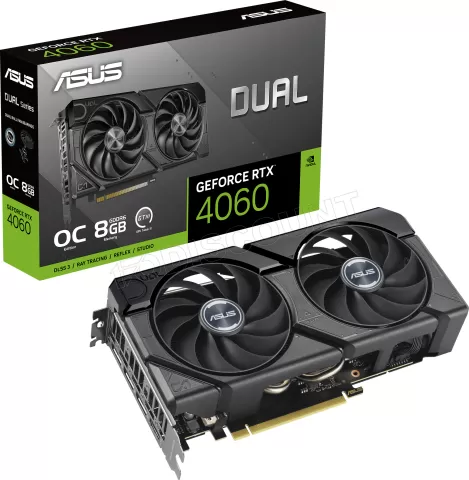 Photo de Carte Graphique Nvidia Asus GeForce RTX 4060 Dual Evo OC 8Go