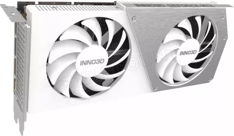 Photo de Carte Graphique Nvidia Inno3D GeForce RTX 4060 Ti Twin X2 White OC 16Go