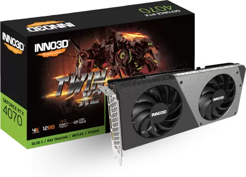 Photo de Carte Graphique Nvidia Inno3D GeForce RTX 4070 Twin X2 12Go GDDR6