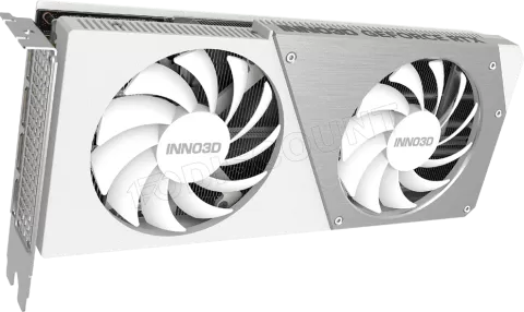 Photo de Carte Graphique Nvidia Inno3D GeForce RTX 4070 Twin X2 OC White Stealth 12Go