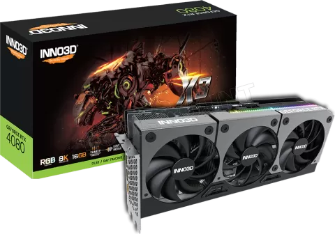 Photo de Carte Graphique Nvidia Inno3D GeForce RTX 4080 Super X3 16Go