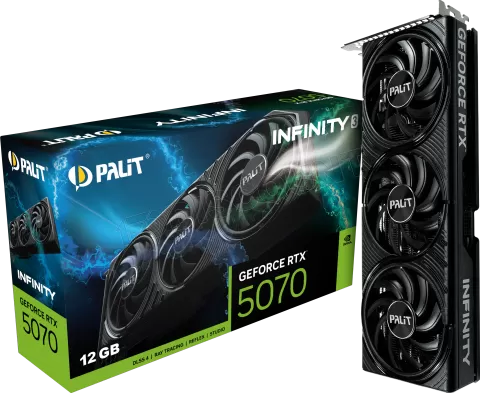 Photo de Carte Graphique Palit GeForce RTX 5070 Infinity 3