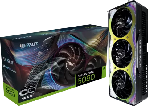 Photo de Carte Graphique Palit GeForce RTX 5080 GameRock OC