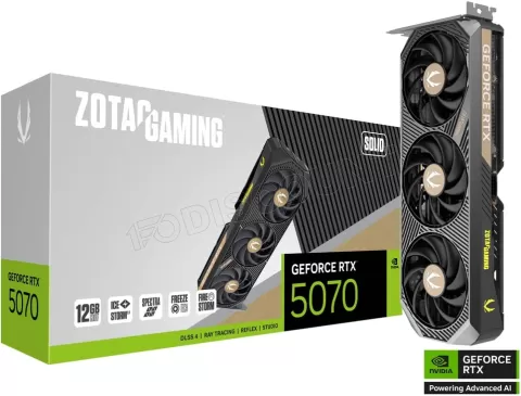 Photo de Carte Graphique Zotac GeForce RTX 5070 Solid