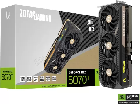 Photo de Carte Graphique Zotac GeForce RTX 5070 Ti Solid OC