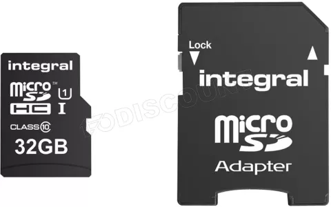 Carte Micro SD VERBATIM 32 GO SDHC - CLASS 10 AVEC ADAPTATEUR