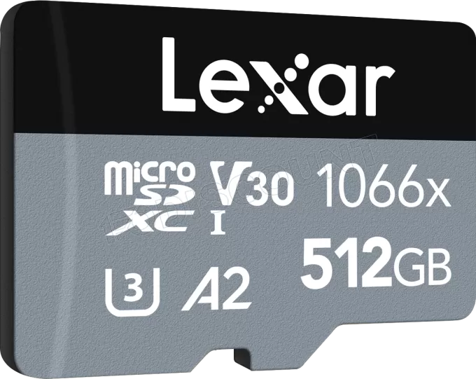 Carte mémoire Micro SD Lexar 1066x - 512Go avec adaptateur