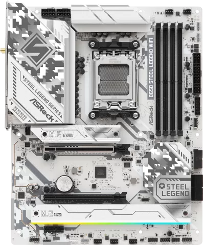 Photo de Carte Mère ASRock B650 Steel Legend WiFi (AM5)