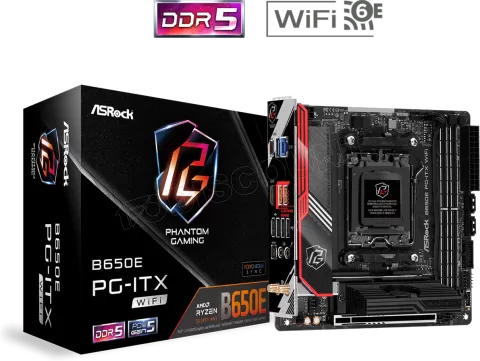 Photo de Carte Mère ASRock B650E PG-ITX WiFi (AM5) Mini ITX