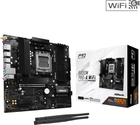 Photo de Carte Mère ASRock B850M Pro-A WiFi (AM5) Micro ATX