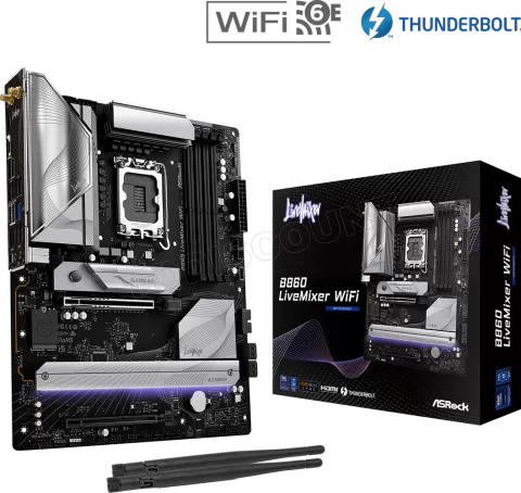 Photo de Carte Mère ASRock B860 LiveMixer WiFi (Intel LGA 1851)