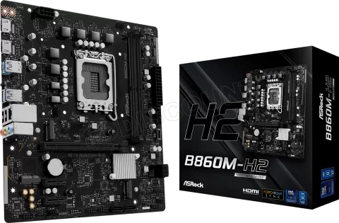 Photo de Carte Mère ASRock B860M-H2 (Intel LGA 1851) Micro ATX