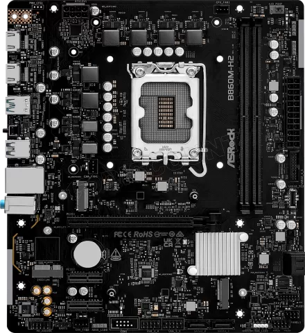 Photo de Carte Mère ASRock B860M-H2 (Intel LGA 1851) Micro ATX