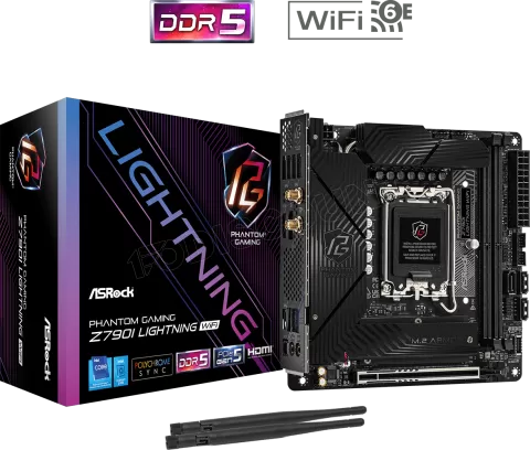 Photo de Carte Mère ASRock Z790I Phantom Gaming Lightning WiFi DDR5 (Intel LGA 1700) Mini ITX