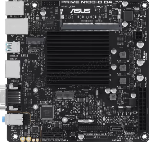 Photo de Carte Mère Asus N100I-D D4-CSM avec Processeur Intel N100 (3,4Ghz) - Mini ITX