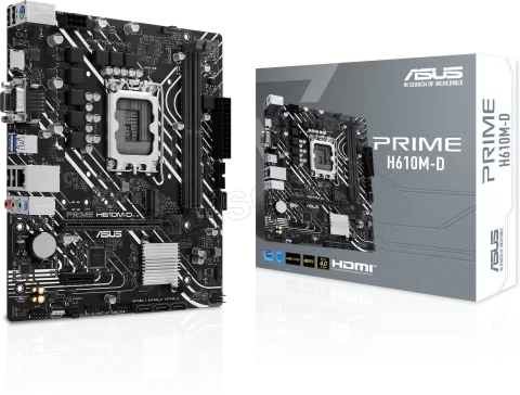 Photo de Carte Mère Asus Prime H610M-D DDR5 (Intel LGA 1700) Micro ATX