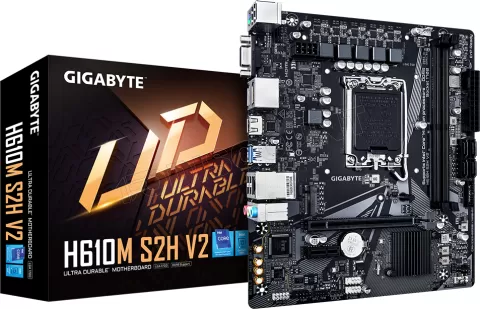 Photo de Carte Mère Gigabyte H610M S2H V2 DDR5 (Intel LGA 1700) Micro ATX