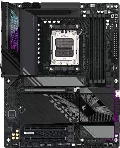 Photo de Carte Mère Gigabyte X870E Aorus Elite WiFi7 (AMD AM5)