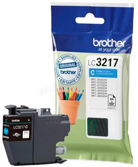 Cartouche d'encre Brother LC3217 (Cyan)