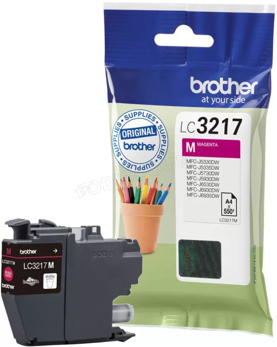 Cartouche d'encre Brother LC3217 (Magenta)