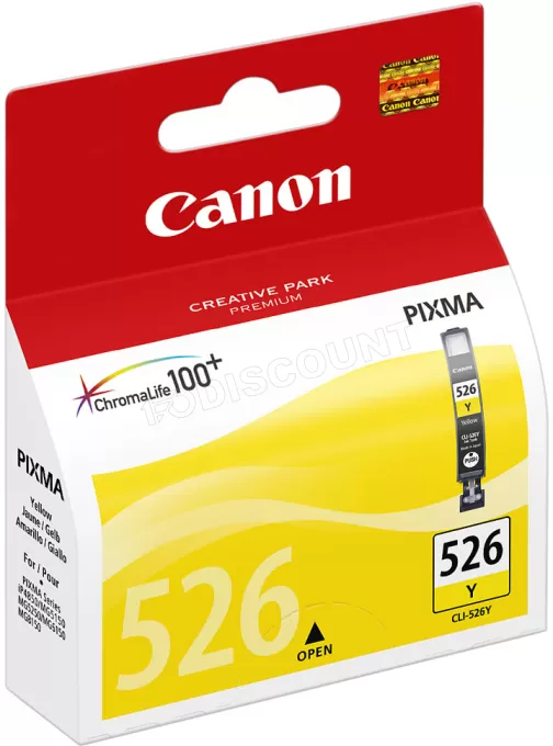 Cartouche d'encre CANON CLI-526Y (Jaune)