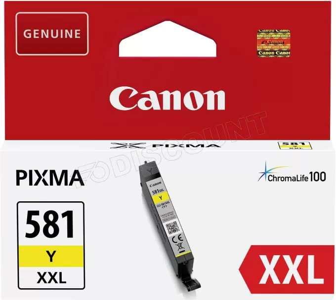 Cartouche d'encre Canon CLI-581 XXL (Jaune)