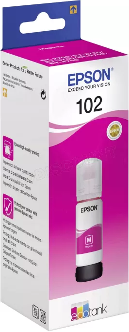 Cartouche d'encre Epson EcoTank 102 70ml (Magenta)