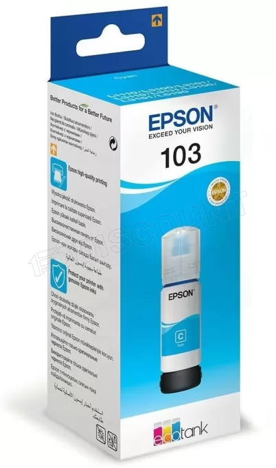 Cartouche d'encre Epson EcoTank 103 65ml (Cyan)