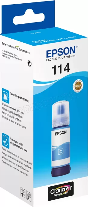 Cartouche d'encre Epson EcoTank 114 70ml (Cyan)