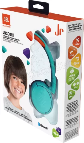 JBL JR300BT casque Bluetooth pour enfants (rose)