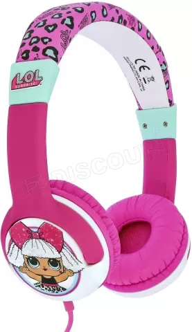 Photo de Casque filaire pour enfant OTL L.O.L Surprise My Diva (Rose)