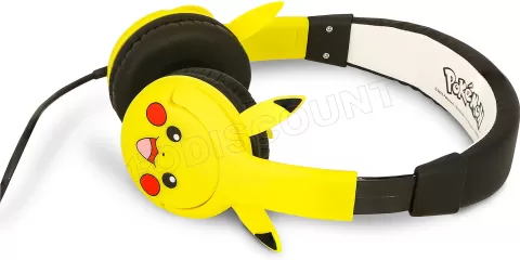 Photo de Casque filaire pour enfant OTL Pokémon Pikachu (Jaune)