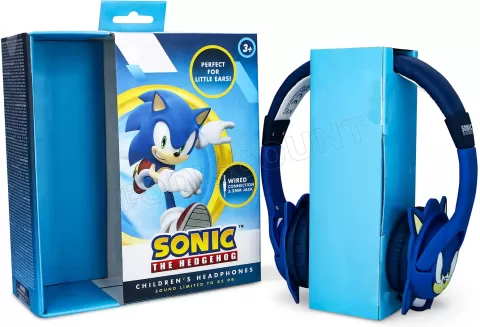 Photo de Casque filaire pour enfant OTL Sega Sonic le Hérisson (Bleu)