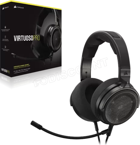 Photo de Casque Gamer filaire Corsair Virtuoso Pro (Noir)