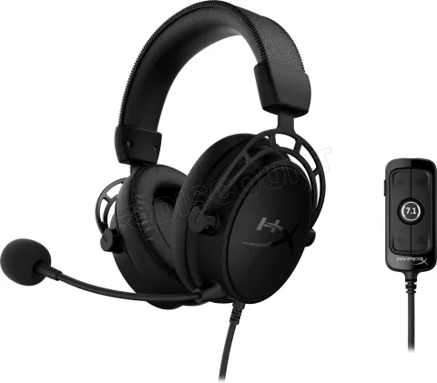 Photo de Casque Gamer filaire HyperX Cloud Alpha S (Noir)