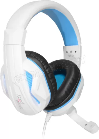 Photo de Casque Gamer filaire Steelplay HP44 (Blanc/Bleu)