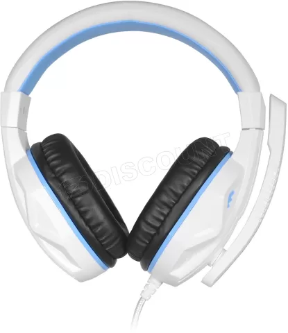 Photo de Casque Gamer filaire Steelplay HP44 (Blanc/Bleu)