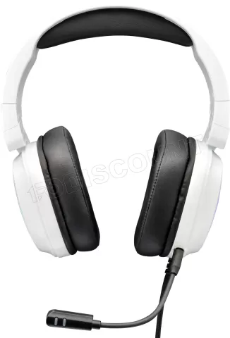 Photo de Casque Gamer filaire The G-Lab Korp Radium RGB (Blanc)