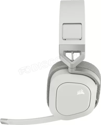 Photo de Casque Gamer sans fil Corsair HS80 Max (Blanc)