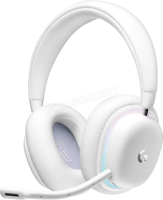 Casque Gamer sans fil Logitech G735 Aurora RGB (Blanc)