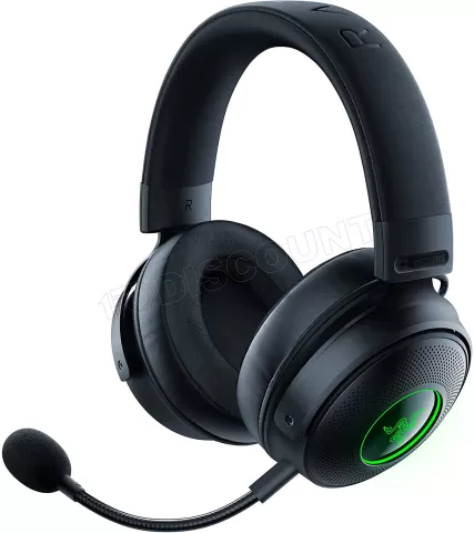 Photo de Casque Gamer sans fil Razer Kraken V3 Hypersense (Noir)