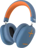 Photo de Casque Micro Bluetooth T'nB Bounce Max (Bleu/Orange)