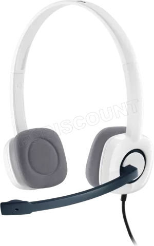 Photo de Casque Micro Logitech H150 (Blanc)