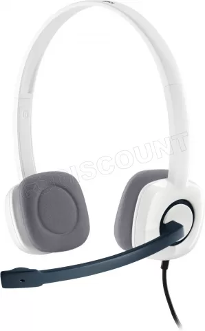 Photo de Casque Micro Logitech Headset H150 USB (Blanc)