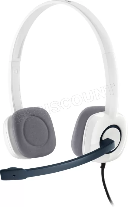 Casque Micro Logitech Headset H150 USB (Blanc)