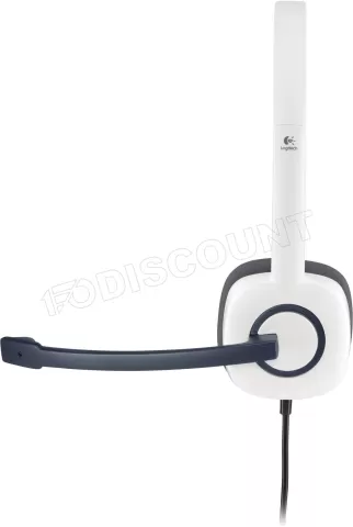 Photo de Casque Micro Logitech Headset H150 USB (Blanc)