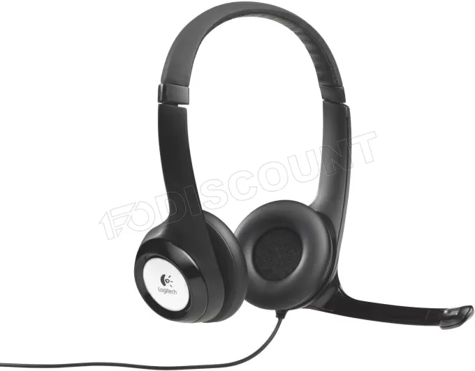 Casque Micro Logitech Headset H390 USB (Noir)